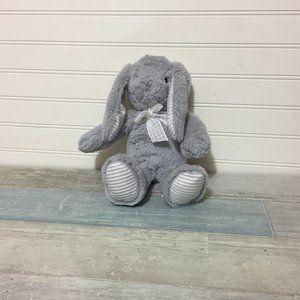 Burton + Burton Plush Gray Rabbit, Bunny 12" Soft, Stuffed Animal Toy